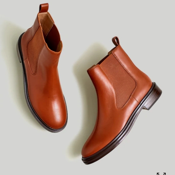 NWOT Madewell Women's LeatherThe Benning Chelsea Boots Size 9 Fall Stitch Fix - Picture 1 of 9